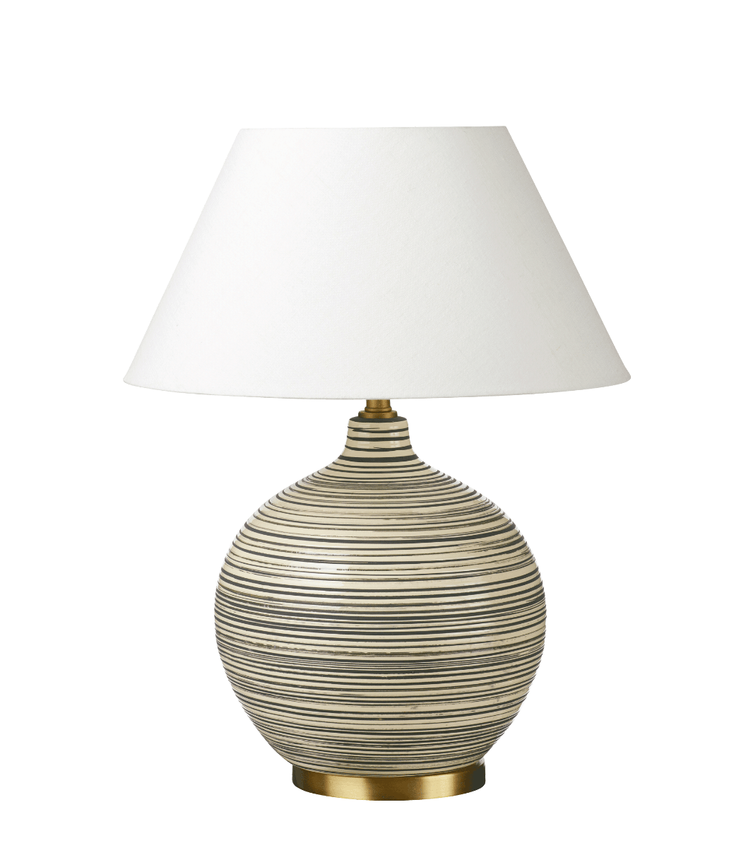 Duffy Table Lamp - Charcoal/Cream