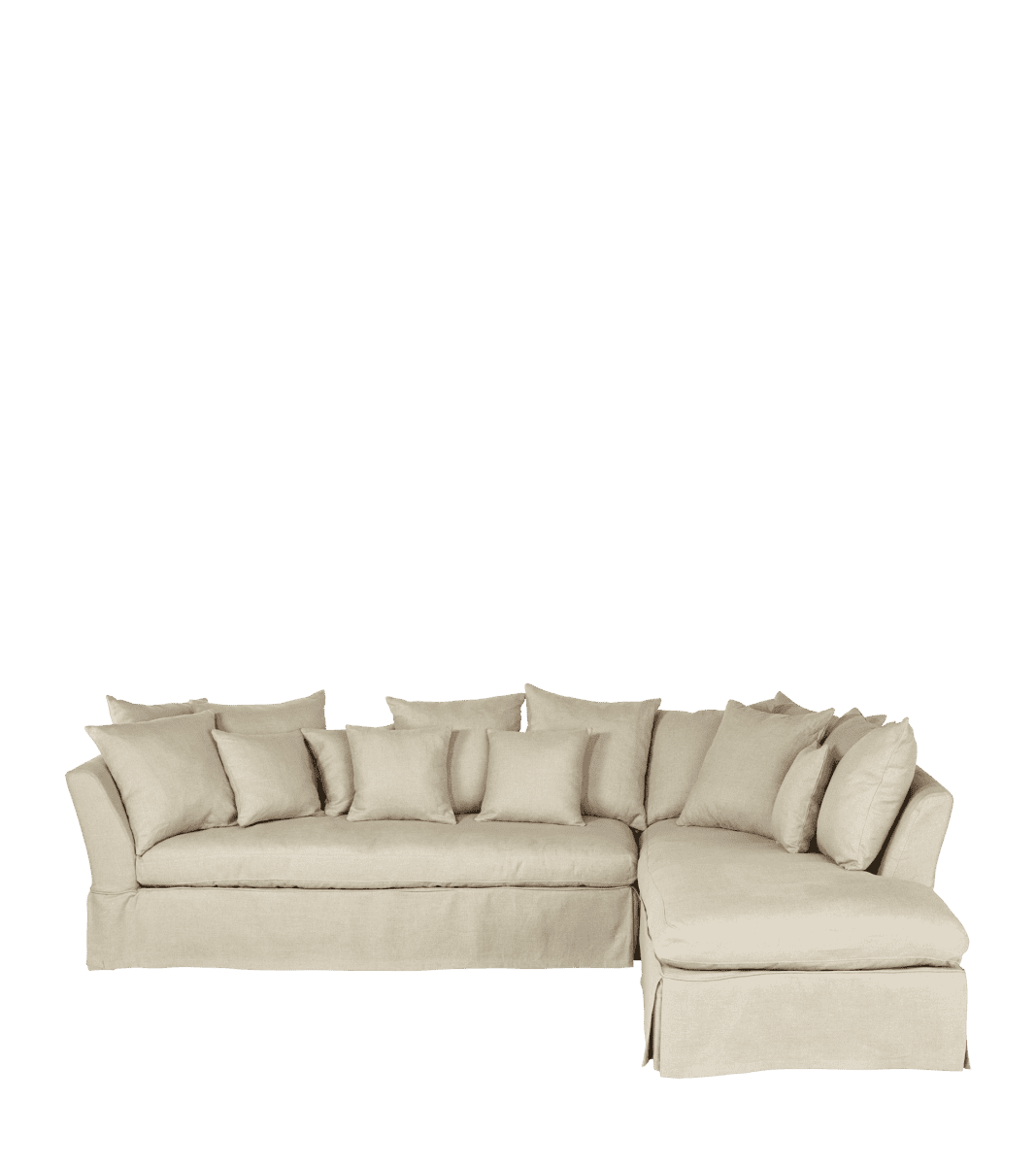 Natural cheap corner sofa