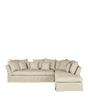 Lamorna Right Hand Corner Sofa - Natural Linen