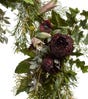 Large Faux Peony, Casa Blanca Lily, Ivy & Cosmos Garland
