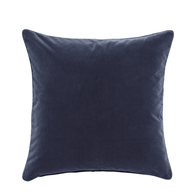 Large Plain Velvet Pillow Cover - Sapphire