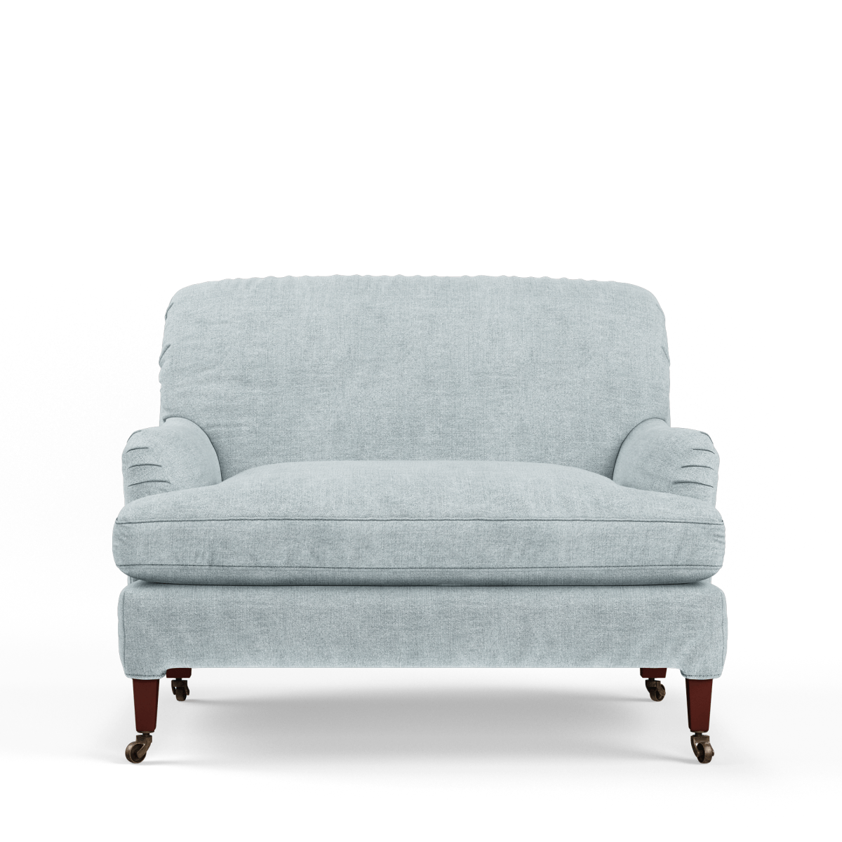 Linen Loose Cover for Large Coleridge Armchair - Ice Blue