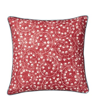 Malati Pillow Cover - Linen - Venetian Red
