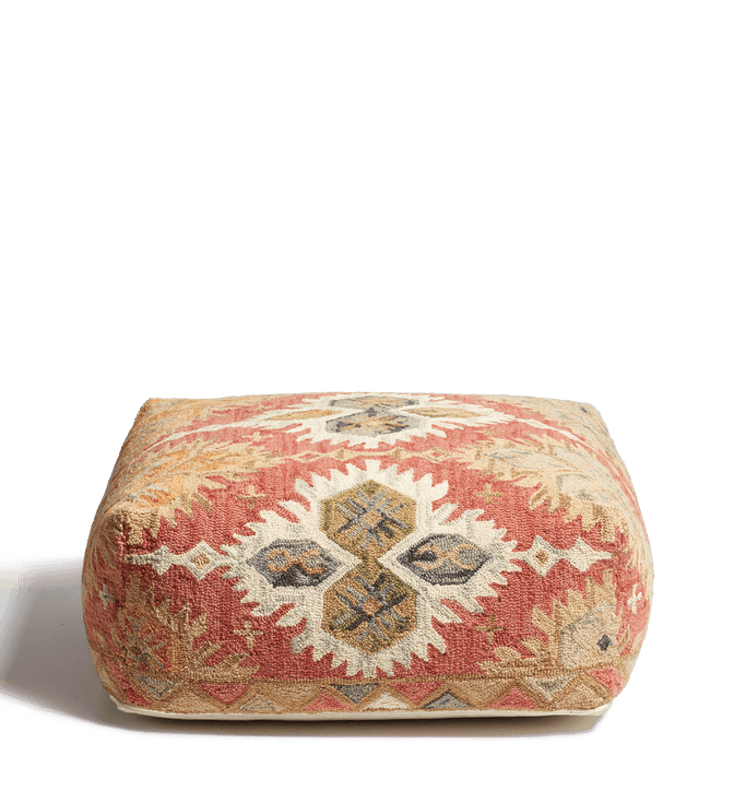 Manisa Floor Cushion - Persian Red