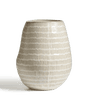 Medium Kinzig Textured Vase - Taupe