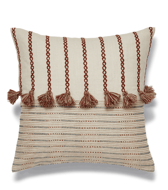 Morse Cushion Cover - Natural/Brown
