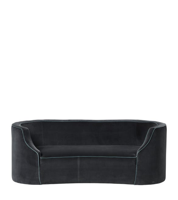 Nell 2.5-Seater Sofa - Charcoal/Airforce Blue