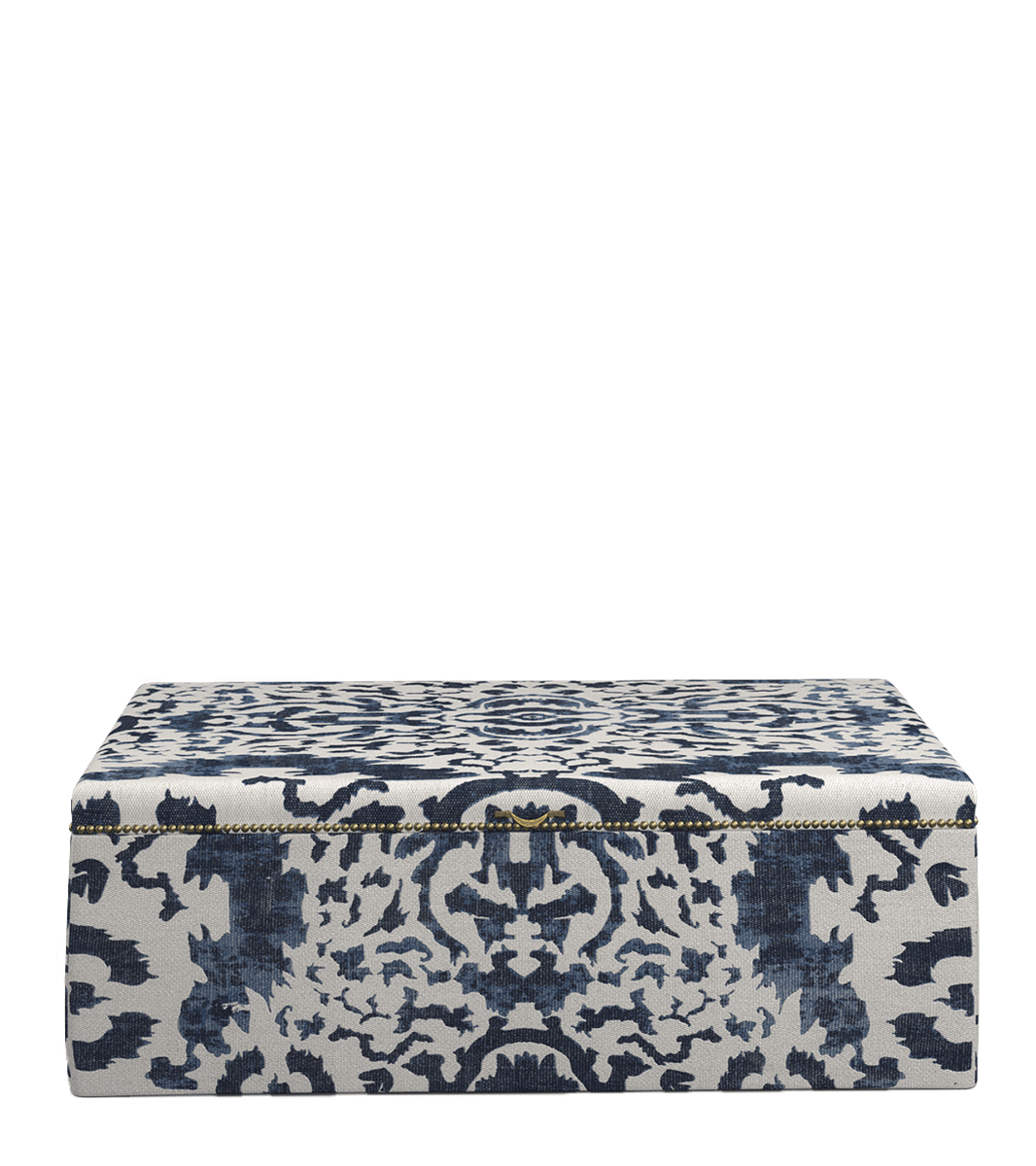 Nesbitt Upholstered Ottoman - Blue