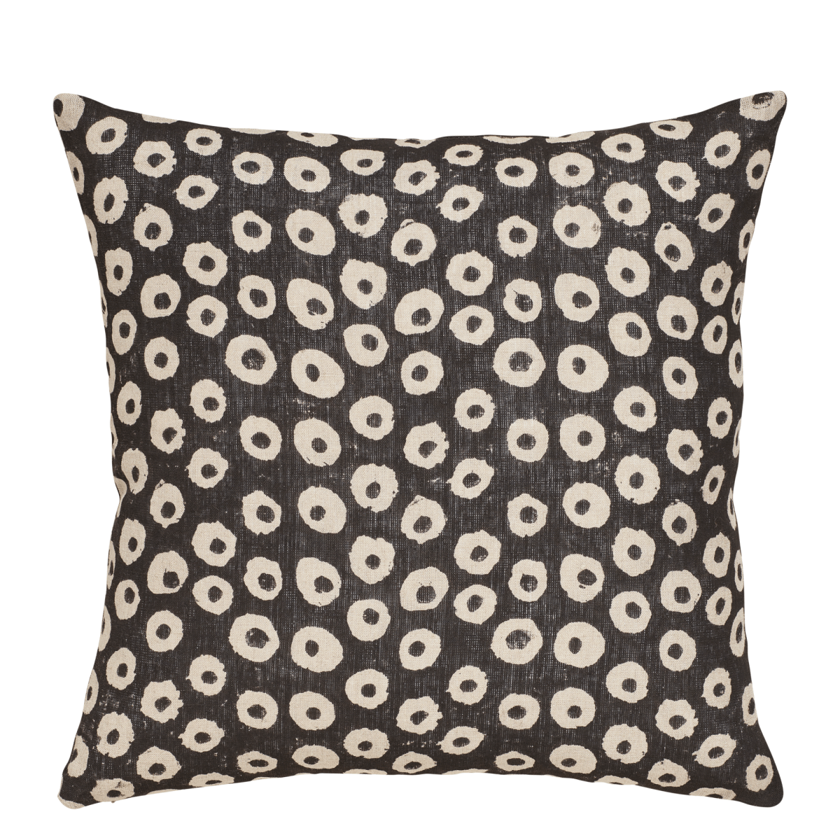 Nostell Dots Cushion Cover - Onyx