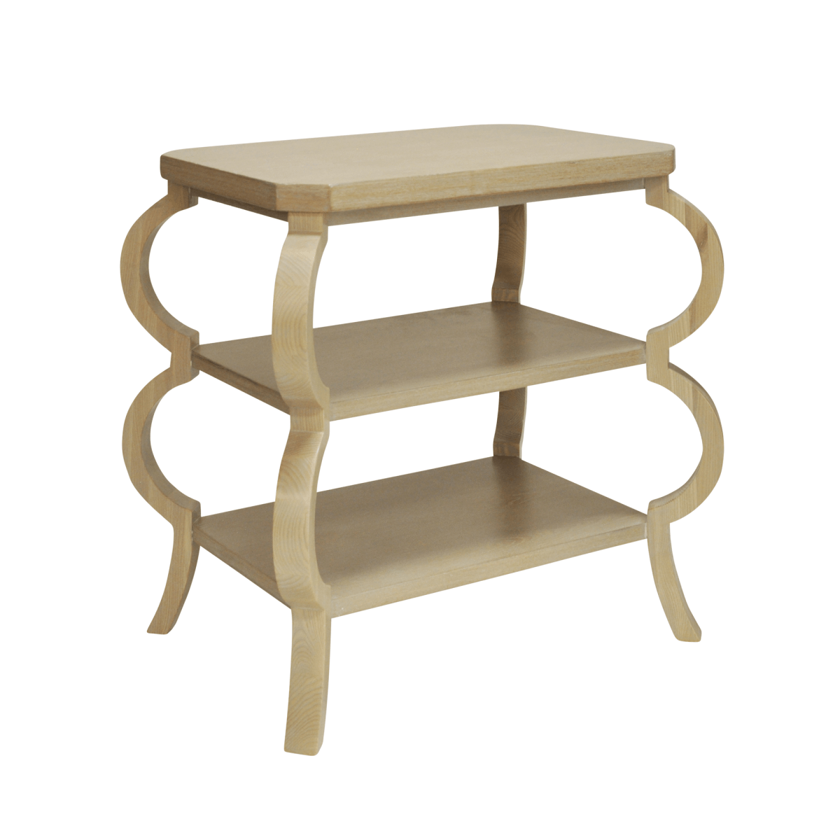 Oka Ondine Side Table - Weathered Oak In Neutral