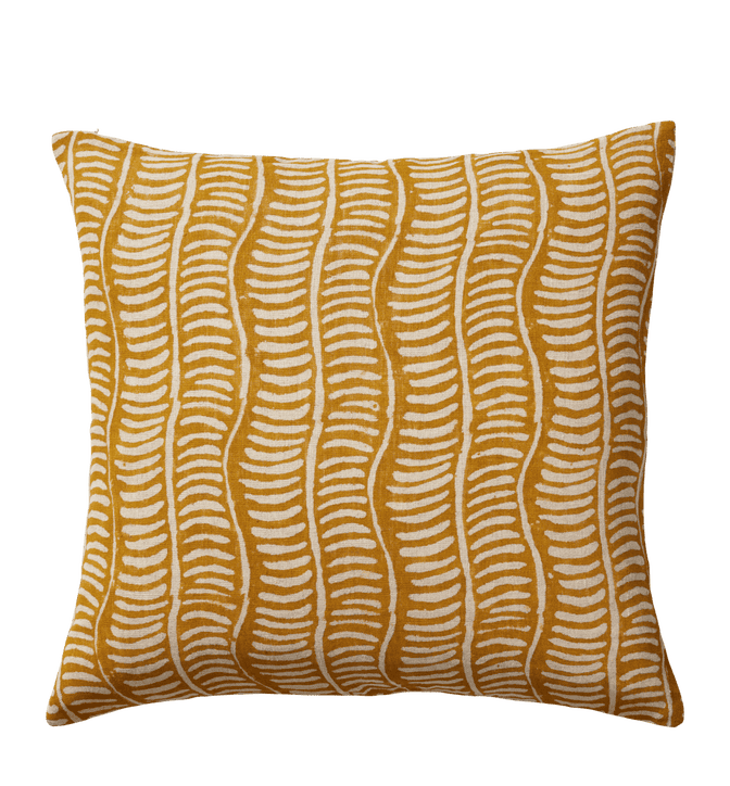 Pattani Eclipse Cushion Cover - Mustard