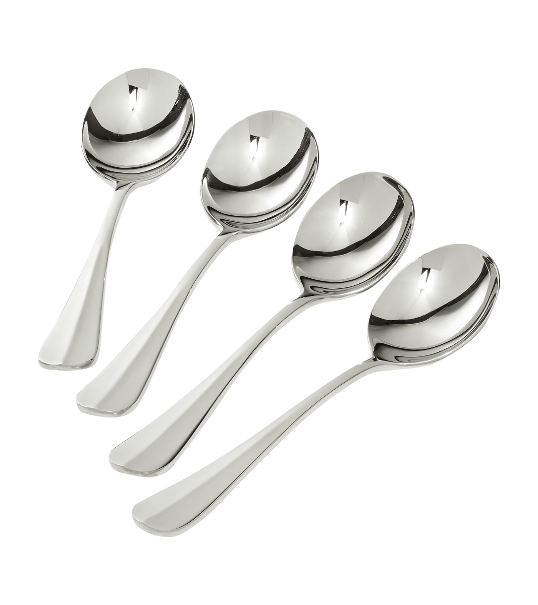 Long-handled Great Circle Coffee Spoon Outop Pack of 4 Stainless Steel Spoon 