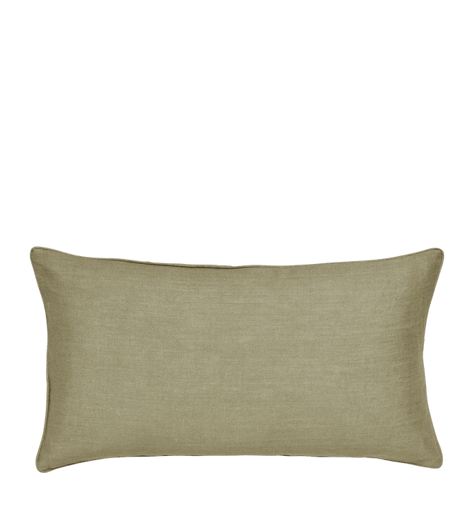 Plain Linen Pillow Cover - Light Sage