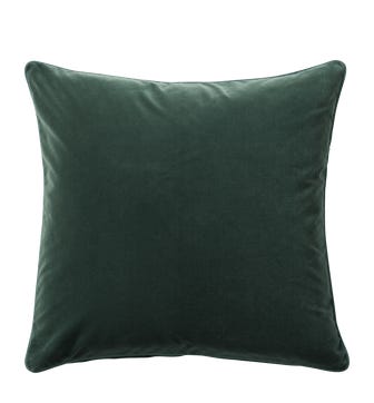 Plain Velvet Cushion Cover (51cmSq) - Marine Blue