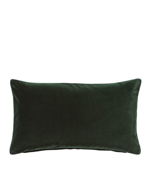 Plain Velvet Cushion Cover - Midnight Green