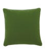 Plain Velvet Cushion Cover, Large - Putting Green