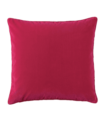 Plain Velvet Cushion Cover, Large - Hot Pink