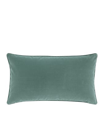 Plain Velvet Cushion Cover, Small - Teal