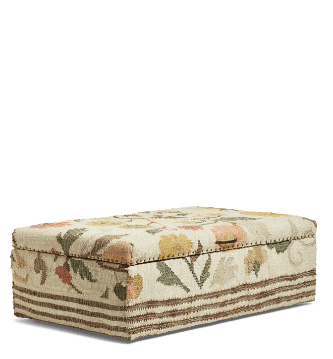 Pomona Upholstered Ottoman - Blossom 