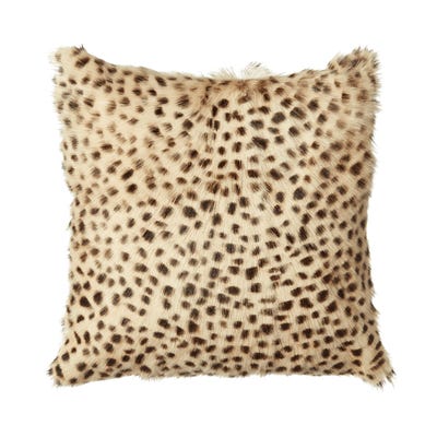 Chyangra Goat Hair Cushion Cover - Cheetah