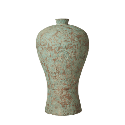Qinlin Vase - Verdigris
