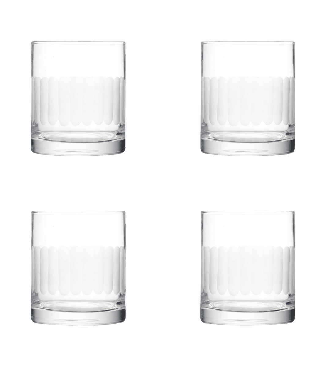 Set of Four Ranelagh Small Wine Goblets - Clear