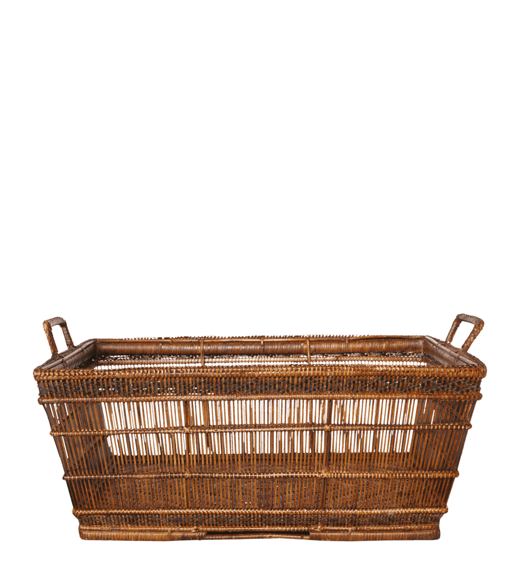 Natural Seaweed Hand-woven Basket, Vintage Basket With Lid