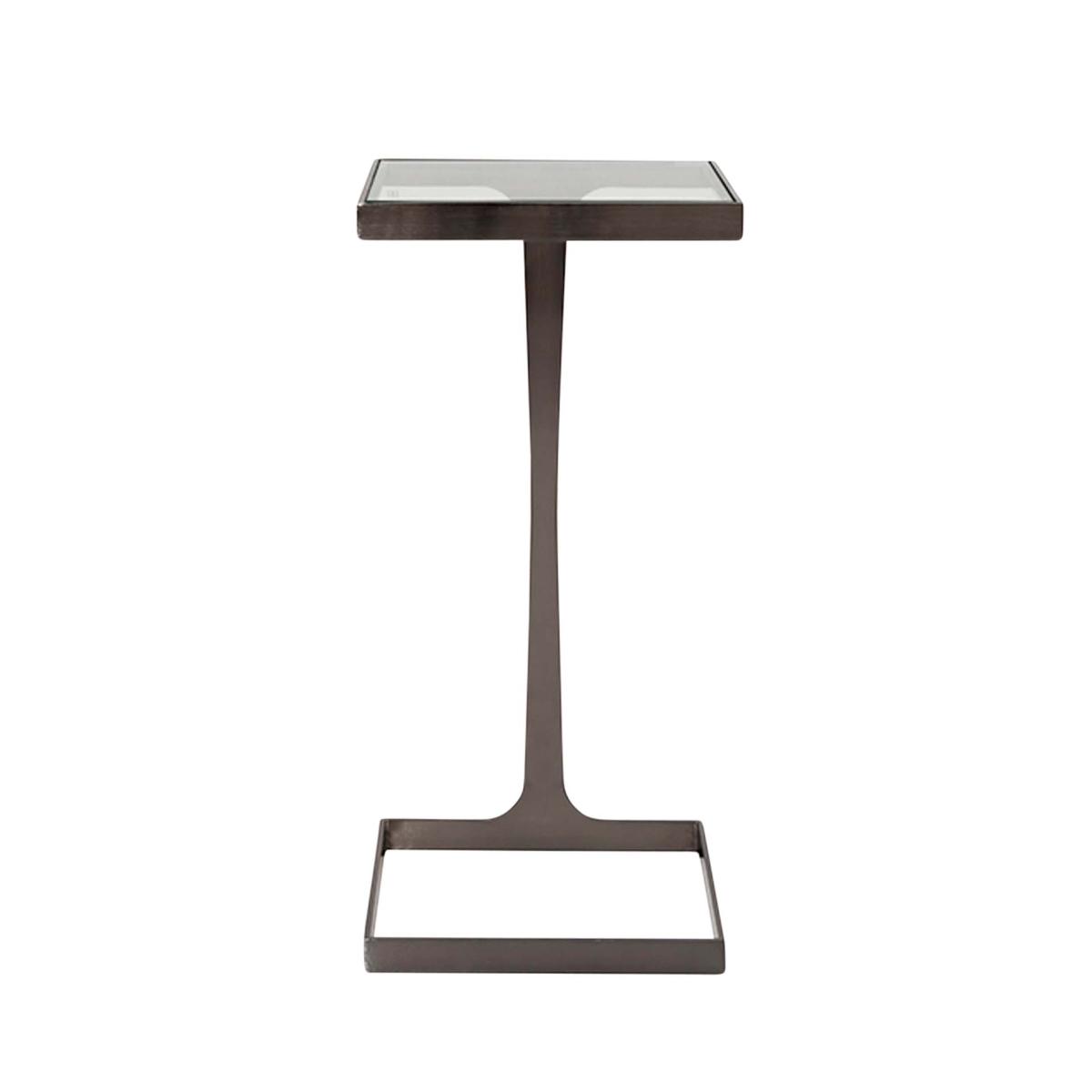Oka Raya-side-table - Gunmetal In Brown