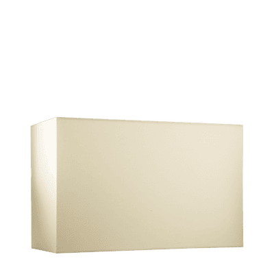 Rectangular Shade Cotton (35x15x22cmH) & Carrier - Natural