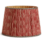 Roa Lampshade 13.5in- Vermillion Red