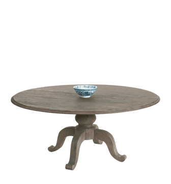 Round Arthur Dining Table - Burnt Oak