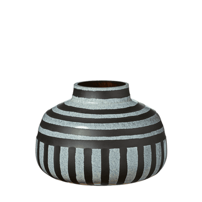 Scarab Vase - Charcoal