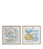 Set of Two Ceres Prints - Blue/Ochre