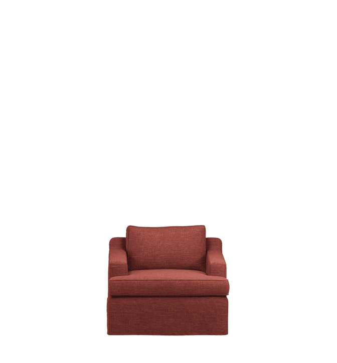 Linen Loose Cover for Beale Armchair – Terra