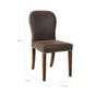 Stafford Leather Dining Chair - Aged Truffle