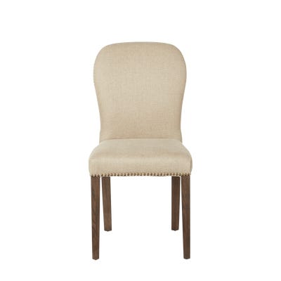 Stafford Linen Chair - Sand Herringbone