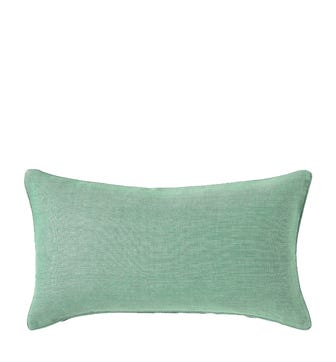 Plain Colours Linen Cushion Cover, Small - Blue