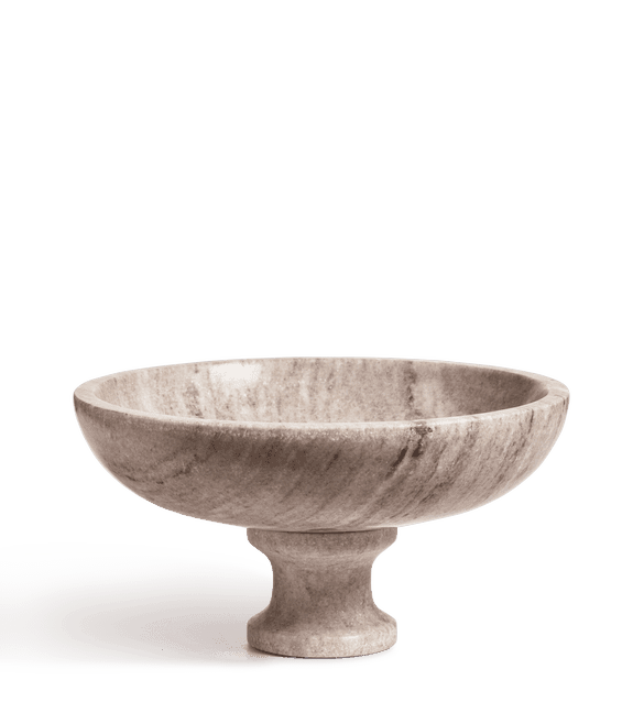Themis Marble Bowl - Pale Grey