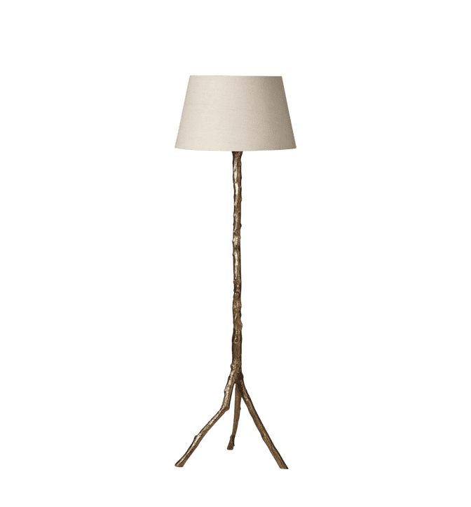 Twig Floor Lamp - Antique Gold