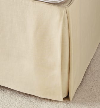 Bed Valance Cotton, Single - Oatmeal