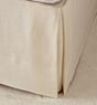 Bed Valance 100% Cotton, King Size - Natural