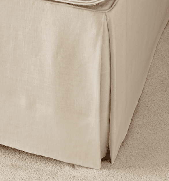 Bed Valance 100% Linen, Super King - Natural