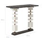 VD Marble Console Table - Black/ White