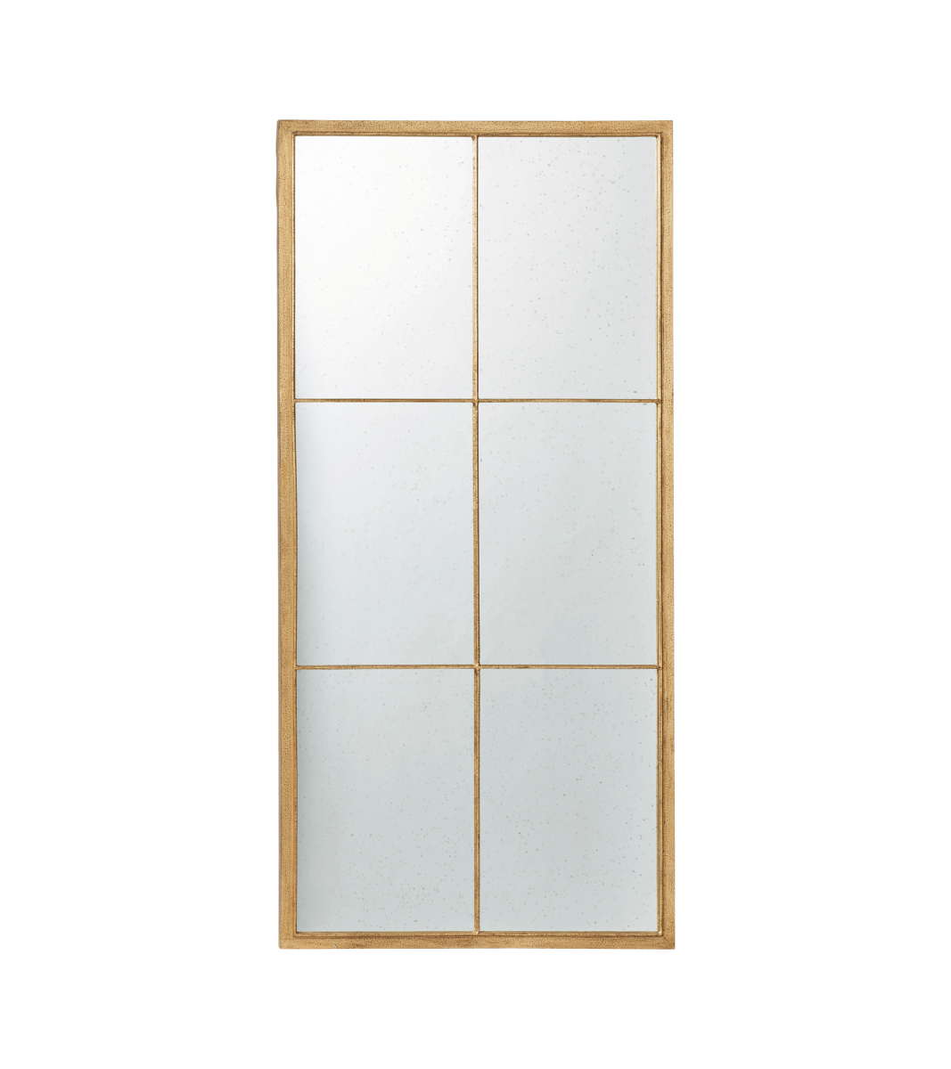 Ventana Window Mirror - Antique Gold | OKA US