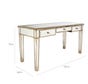 Versailles Desk / Dressing Table - Antiqued Mirror