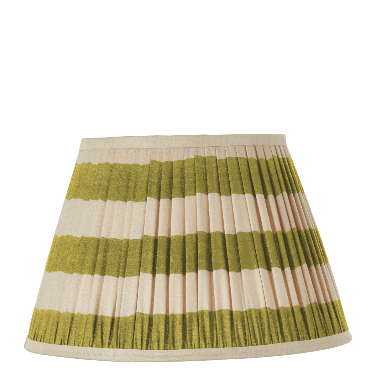 35cm Warna Silk Pleated Lampshade - Lime
