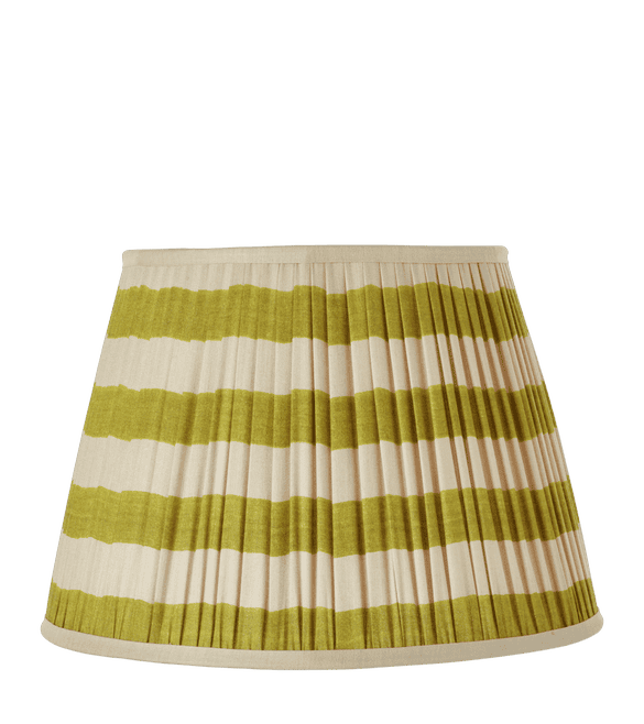 Warna Silk Pleated Lampshade 45cm - Lime