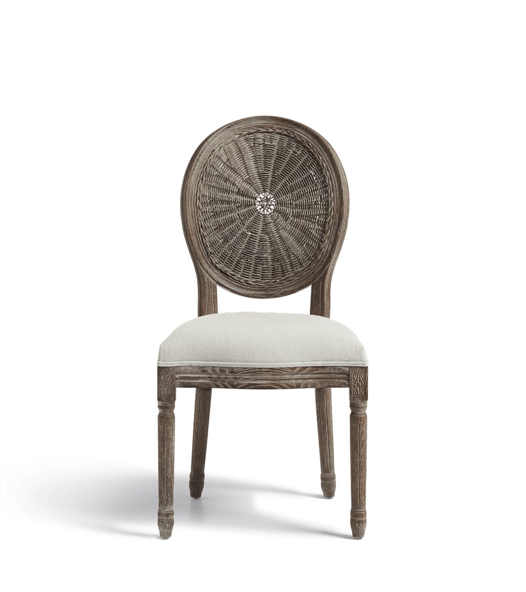 Natural stonewash dining chair outlet