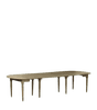 Petworth Extending Weathered Oak Dining Table - Wood