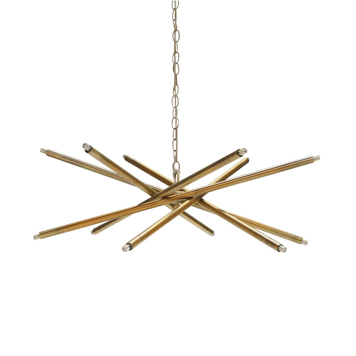 Oka Zhang Chandelier - Antique Brass